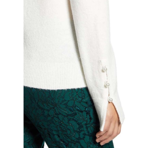 Rachel Parcell Scalloped Crewneck Sweater - Picture 4 of 8